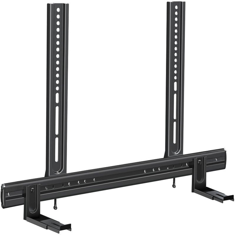 Mounting Dream Soundbar Mount, Heavy Duty Soundbar Wall Mount for Sound Bars with Holes/Without Holes Up to 26.5 LBS, Soundbar Bracket Height Adjust, No-Slip Base Holder Extends 3.44â€-6.06â€, MD5428 - Image 1